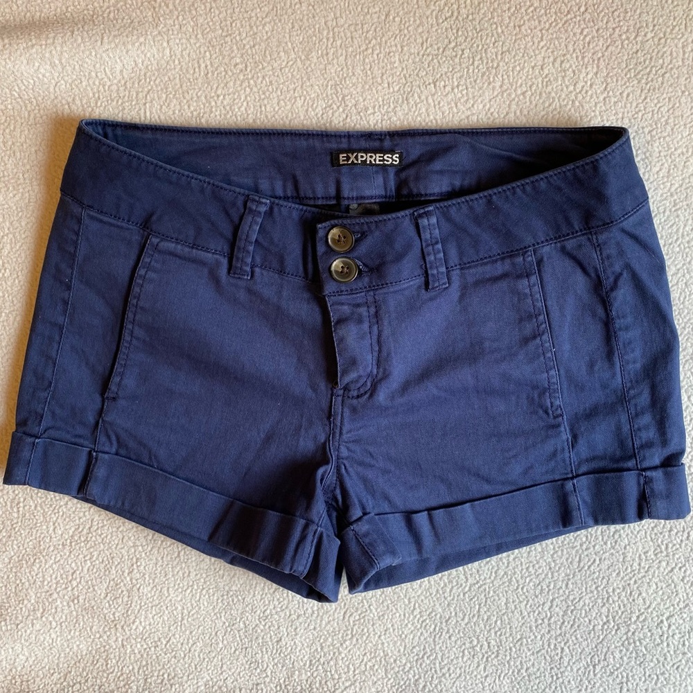 Express blue shorts
